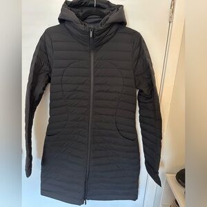 Lululemon women’s pack it down long jacket